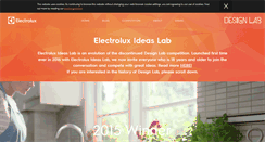 Desktop Screenshot of electroluxdesignlab.com