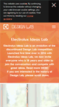 Mobile Screenshot of electroluxdesignlab.com
